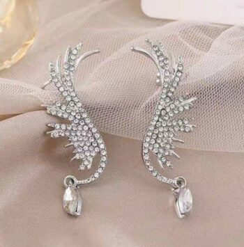 Wedding Yellow Color Oxidized Big hoop (Bali) Jhumka Ea...