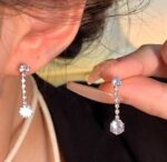 Double Nagapadam Ear Studs with stone Brass Stud Earrin...