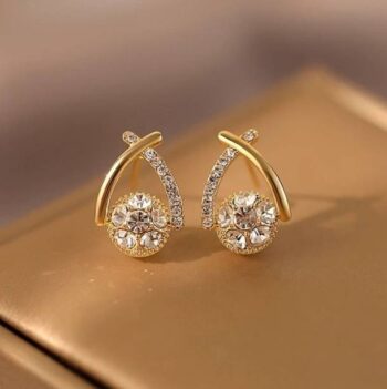 Natural Black Spinel Stone Earring Solid Sterling Silve...