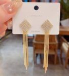 Casual Pink Stone Stud Earrings For Women & Girls Swaro...