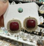 Ad Stone Long Korean Earrings For Women Girls Trendy Pa...