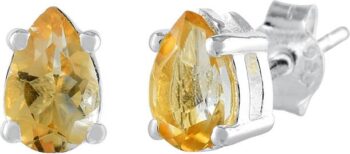Spring Crystal Sterling Silver Stud Earring