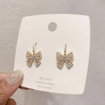 Blacky Earrings Crystal Crystal Drops & Danglers