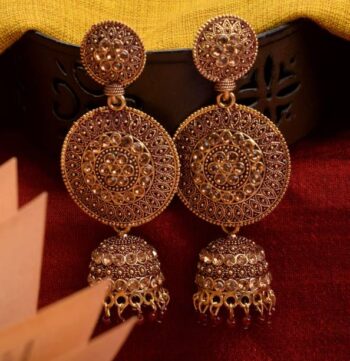 Glamorous Long Earrings For Women & Girls Metal Drops &...