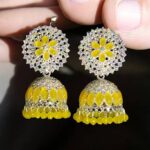 Fabulous Pearl Zircon Drop Earrings For Women & Girls S...