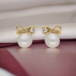 Gold plated Mango Tops Brass Stud Earring