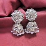 PEARL PINK HEARTS KOREAN EARRINGS FOR WOMEN GIRLS, NEW ...