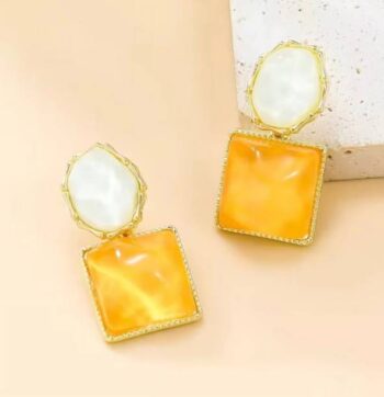 Floral Korean Earrings For Women Girls Trendy Western F...
