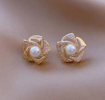 Traditional Ethnic Peach Color Layered Oxidized Jhumka ...