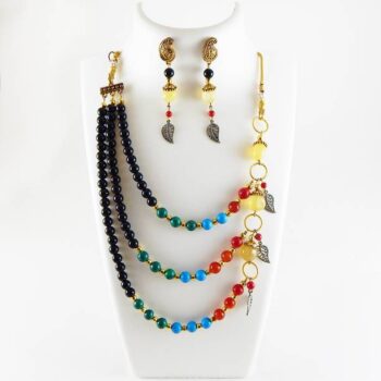 Metal Turquoise Jewel Set