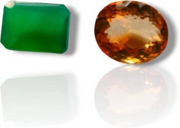 7.25 Ratti Created Peridot Stone Gemstone Pendant with ...