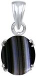 Silver Amber Stone Pendant