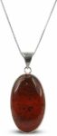 Gemsjewelsonline Gold-plated Ruby Stone Pendant