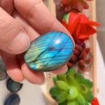 Natural Lapis Lazuli Drop Shape Pendant Locket with Met...