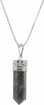 Round Shape Double Line Locket Set With Ruby Stone In 9...