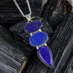 Gemstone Pendant for Women & Girls/Multi Stones Agate E...