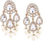 On Point Fashionable Golden Hoop earrings Brass Hoop Ea...