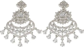 White Pearl Korean Earrings For Women Girls Trendy West...