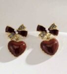 Stylish fancy Party Wear Dangler Pearl Alloy Chandbali ...
