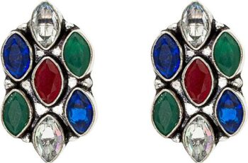 Fresh Collection of TURQUOISE Ethnic festival wear Stud...