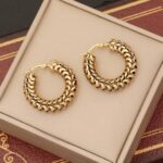 Austrian Diamonds Silver Bali Earring For Women and Gir...