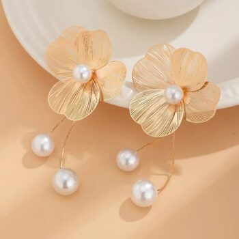 Exquisite Triple Heart Korean Drop n Dangler Rarrings C...