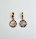 6 Gold-Platted Butterfly Drop and Flower Hoop Earrings ...