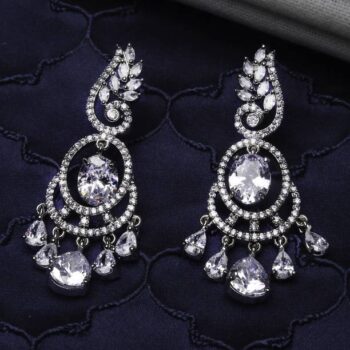Gold Plated Tear drop Earrings for Women/Girls| Gifts F...