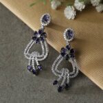 Crystal Bloom Luxe Earrings Cubic Zirconia Stainless St...