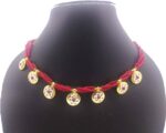 Emerald crystals 6 strands Stone Necklace