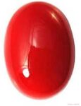 5.25 Ratti Coral Gemstone Gold-plated Coral Stone Penda...