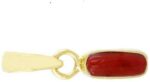 Charged Energized Raw Stone Pendant with Metal Chain Cr...