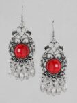 Korean Earrings For Women And Girls Cubic Zirconia, Pea...