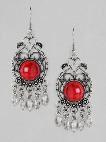 Korean Earrings For Women And Girls Cubic Zirconia, Pea...