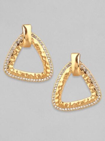 Korean Earrings 3 Claw Rhinestone Earrings For Women an...