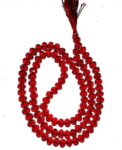 Sphatic Mala Diamond Cutting 8mm Size 108 Crystal Beads...