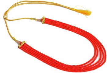 RAJASTHANI Women's 3 Layer Dark Green Onyx Stone Beads ...