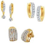 4 Colors Women's Wild Geometric Imitation Rhinestone Si...