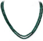 Emerald Green Onyx Gemstone Beads 2 Layer Green Colour ...