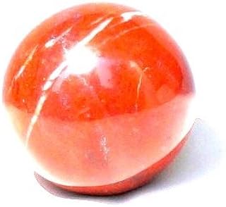 Healing Crystals India Natural Carved RED Jasper Gemstone Sphere Ball Healing Crystal 50 MM