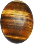 Kirti Sales Tiger Eye Ratti 9.00-10.00 Carat Natural Gemstone Tiger Eye Bead Crystal Healing Stone for Jewelry Making, Lab Certified