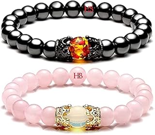 Triple Protection Natural Beads Bracelet with Certificate - Handcrafted Energy Healing Jewelry for Positive Vibes and Peace of Mind