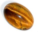 Kirti Sales Tiger Eye Ratti 7.00-8.00 Carat Natural Gemstone Tiger Eye Bead Crystal Healing Stone for Jewelry Making, Lab Certified