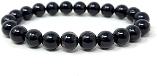 Natural Black Tourmaline Bracelet Naturally Energized Healing Gemstone Reiki Fengshui Bracelet Remove Negative Energy Bring Luck and Prosperity