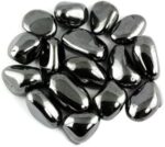 Healing Crystals India Bulk Tumbled Hematite Stones from Brazil Polished Natural for Reiki Crystal Healing Wholesale Lot, Large, 0.5" L x 0.5" H x 0.5" W, 500 grams