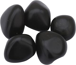 Healing Crystals India Chakra Crystals Healing Stones Natural Crystals Gemstones Spiritual Stones Reiki Healing Chakra Balancing Metaphysical Healing Polished Tumbled Stones (5, Black Tourmaline)