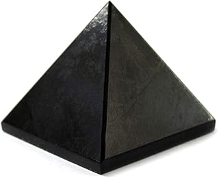 Reiki Crystal Products Natural Black Tourmaline Pyramid for Reiki Healing and Crystal Healing Stone Pyramid Size 30-35 mm (Color : Black) Pack of 1 pc