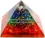 Healing Crystals India Chakra Crystal Orgone Energy Reiki Infused Pyramid