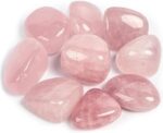 Crystal Divine Rose Quartz Chakra Healing Stones Crystal Tumble Stone For Vastu Item Decorative Items & Home Decor Items Crystal Showpieces For Feng Shui Office Decor Table Decor Meditation Item Gifts