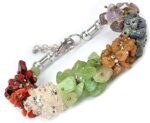 Reiki Crystal Products Multicolour Natural Crystal Stone Healing Bracelet for Women